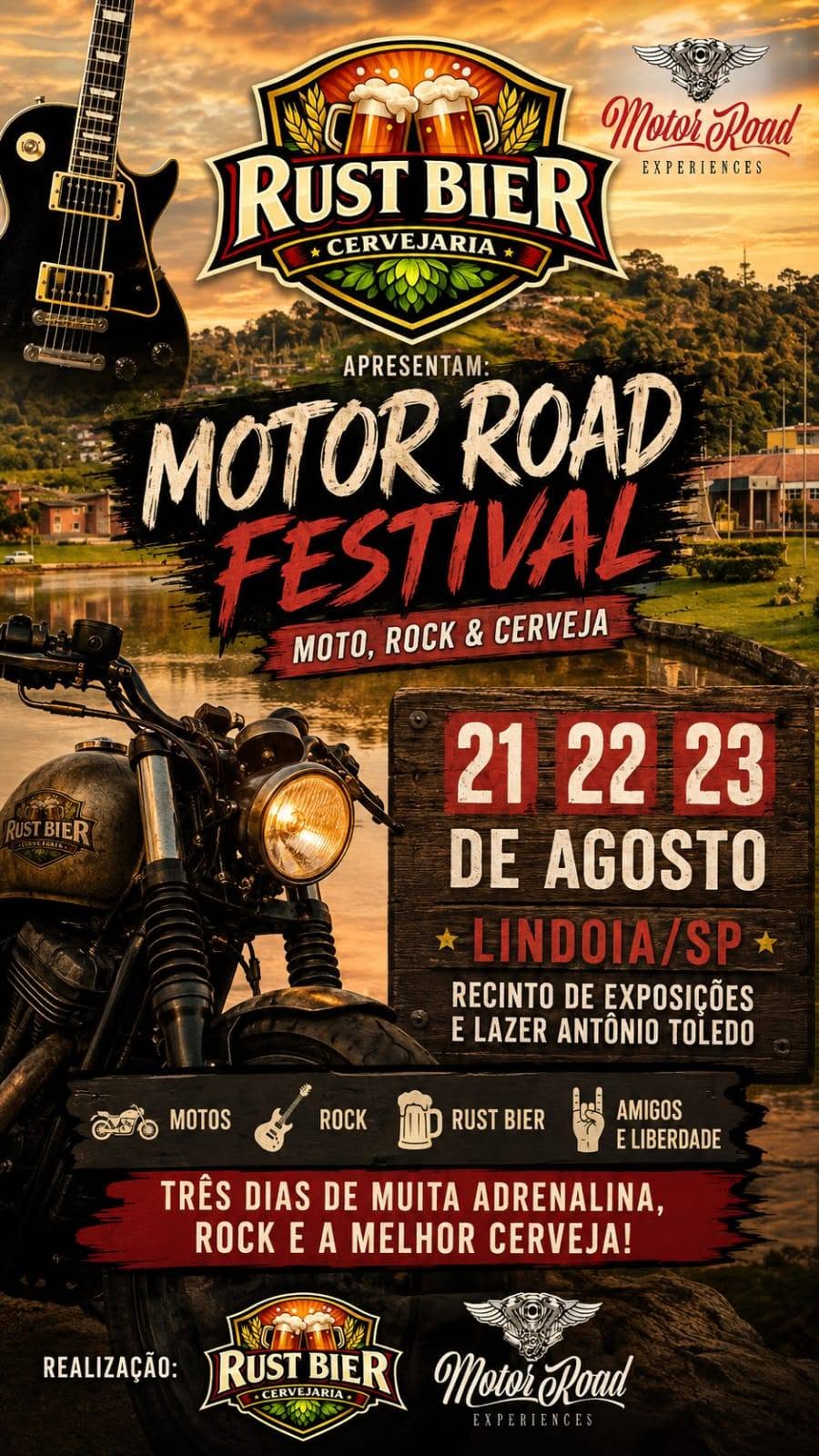 Flyer — Motor Road Festival - Moto, Rock e Cerveja