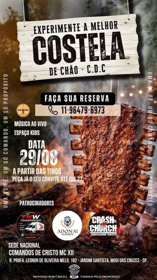 Flyer — Costela de Chão - C.D.C