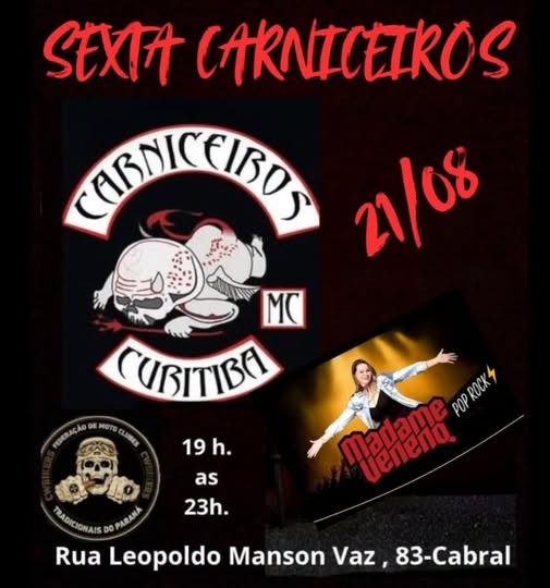 Flyer — Sexta Carniceiros - Carniceiros MC Curitiba