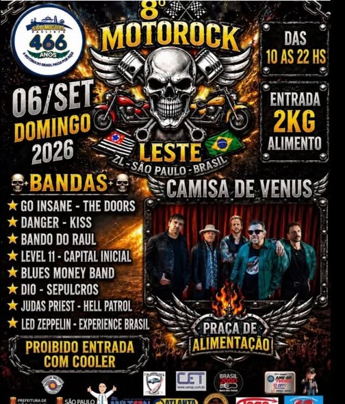 Flyer — 8º Motorock Leste
