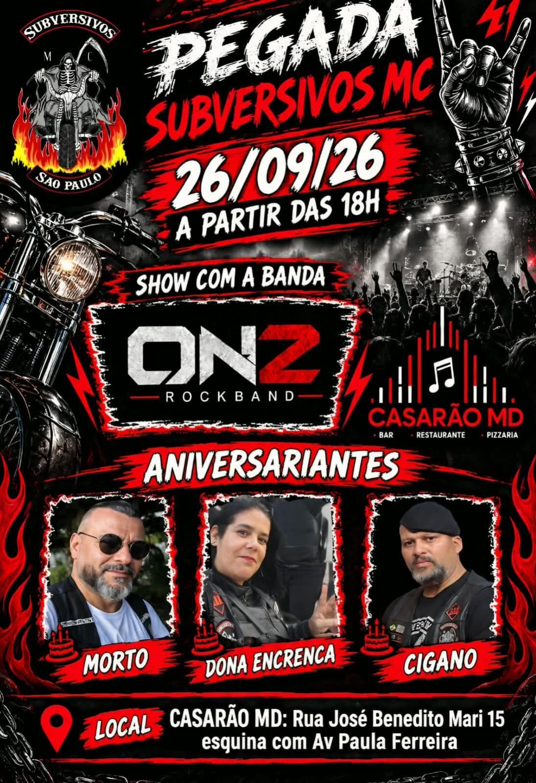 Flyer — Pegada Subversivos MC