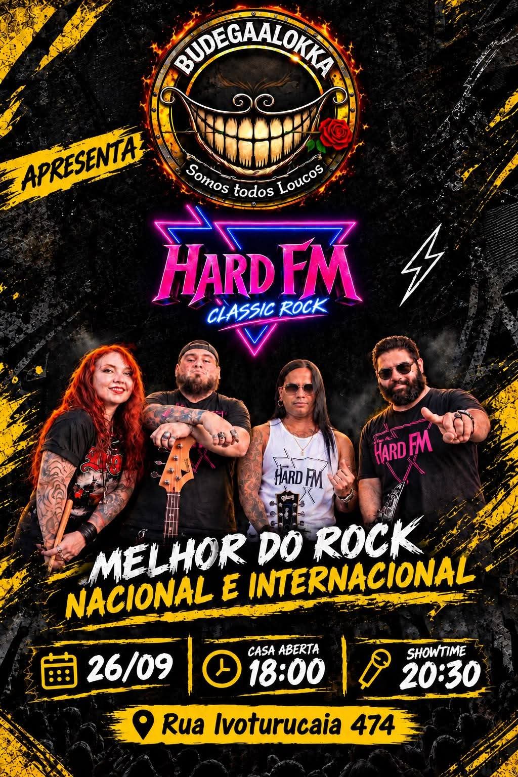 Flyer — Hard FM Classic Rock — Budegaalokka