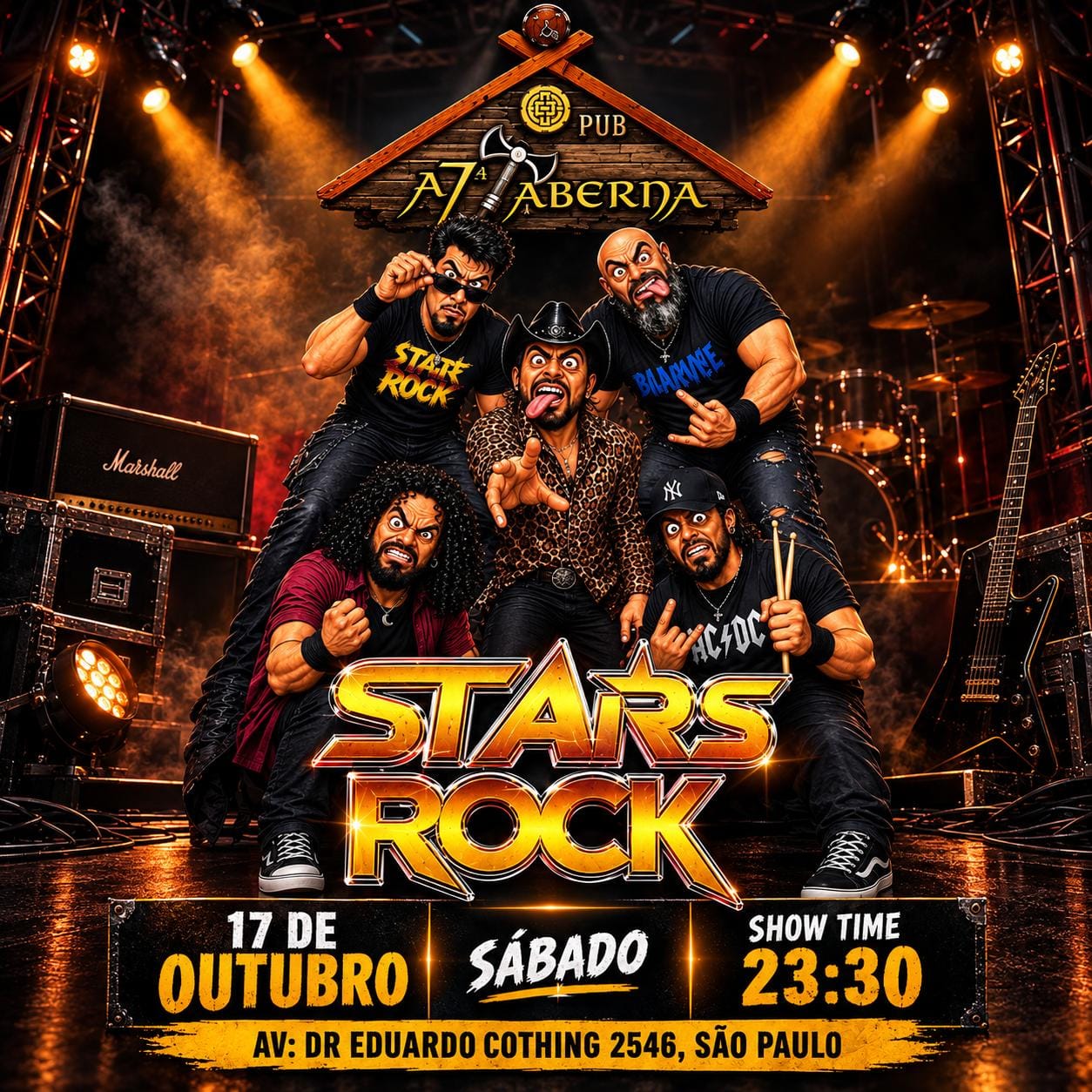 Flyer — Stars Rock — A Taberna Pub