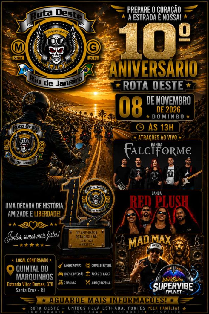 Flyer — 10º Aniversário Rota Oeste