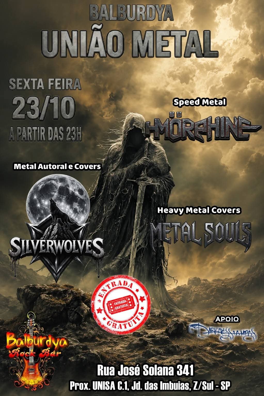 Flyer — Balburdya União Metal