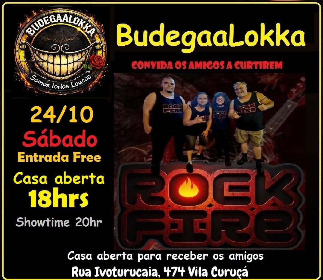 Flyer — BudegaaLokka convida: Rock Fire