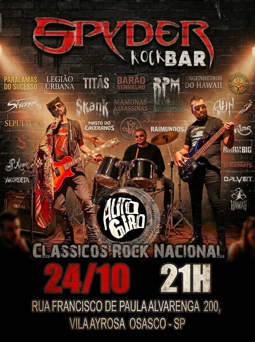 Flyer — Autogiro no Spyder Rock Bar