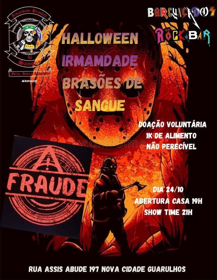 Flyer — Halloween Irmandade Brasões de Sangue