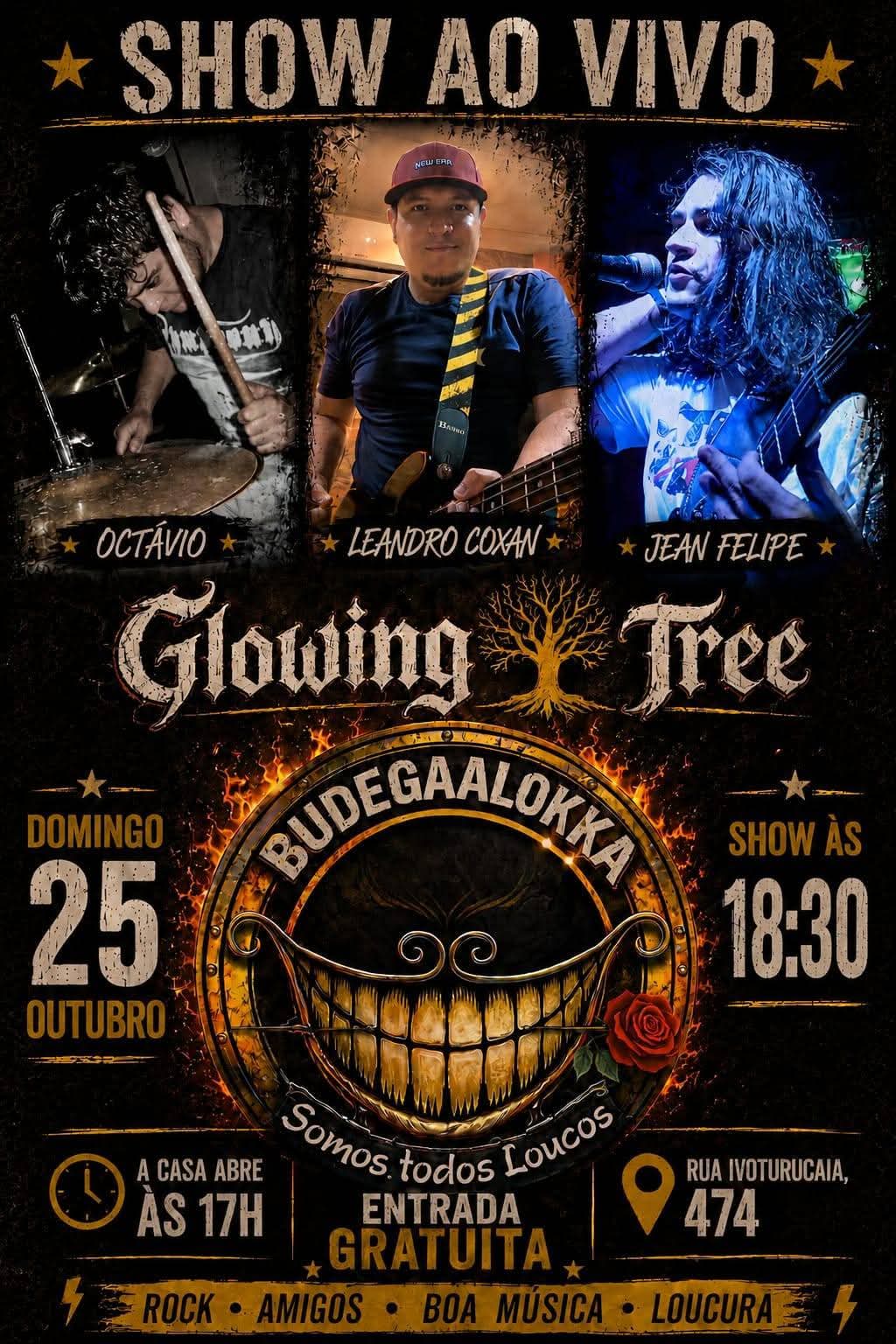 Flyer — Glowing Tree no BudegaaLokka