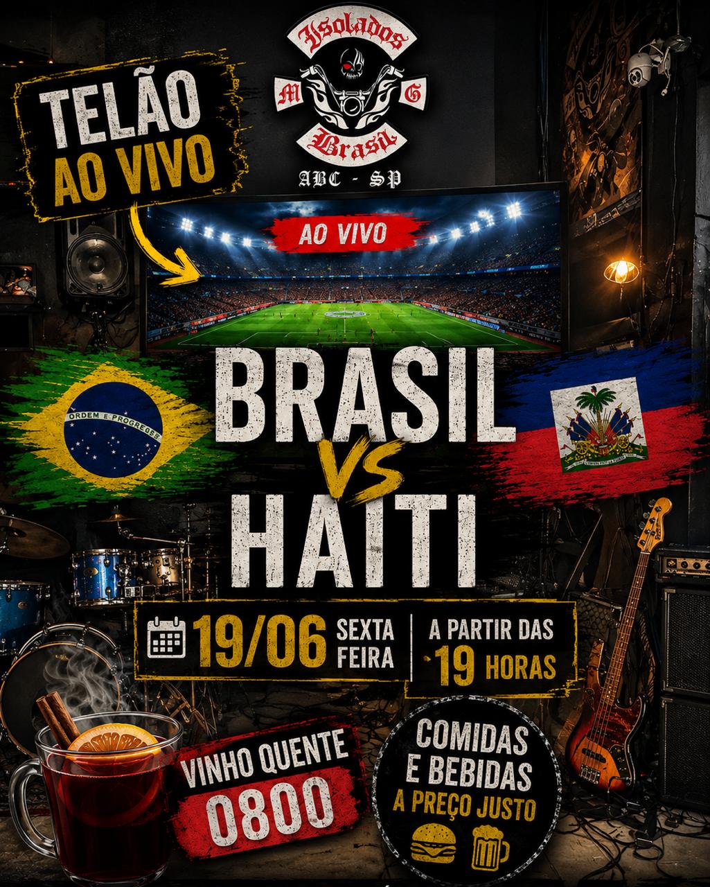 Flyer — Brasil X Haiti