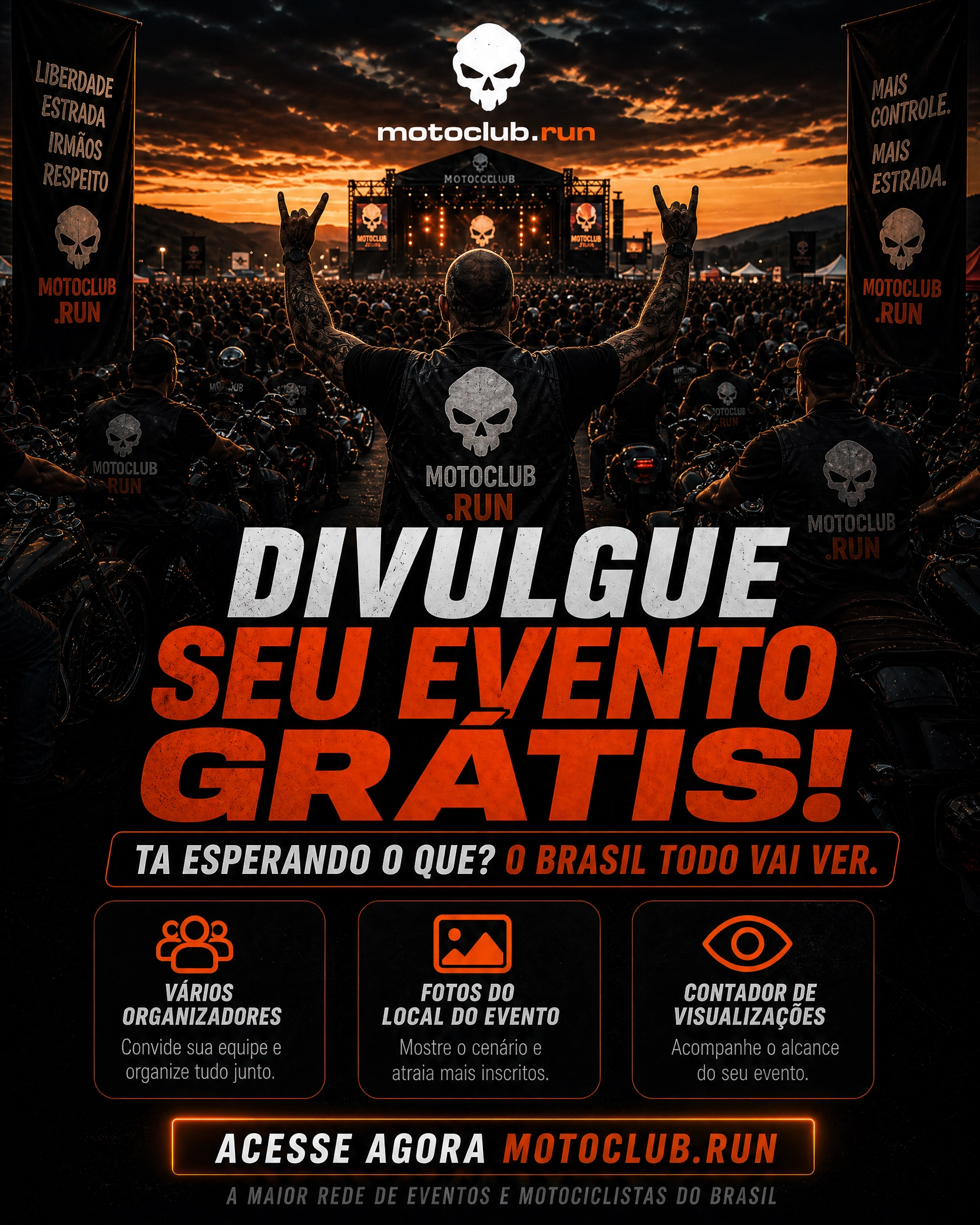 Flyer — Teste evento gerenciamento