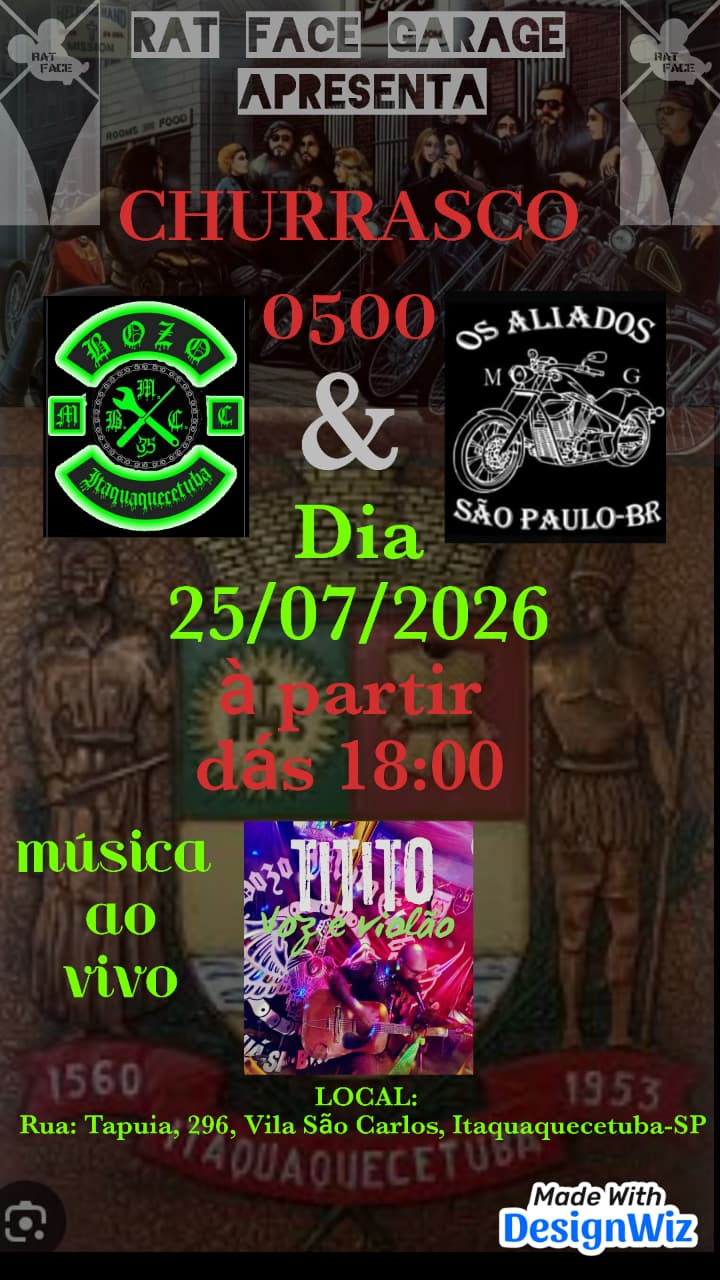 Flyer — 0500 OS ALIADOS E BOZO M.C.
