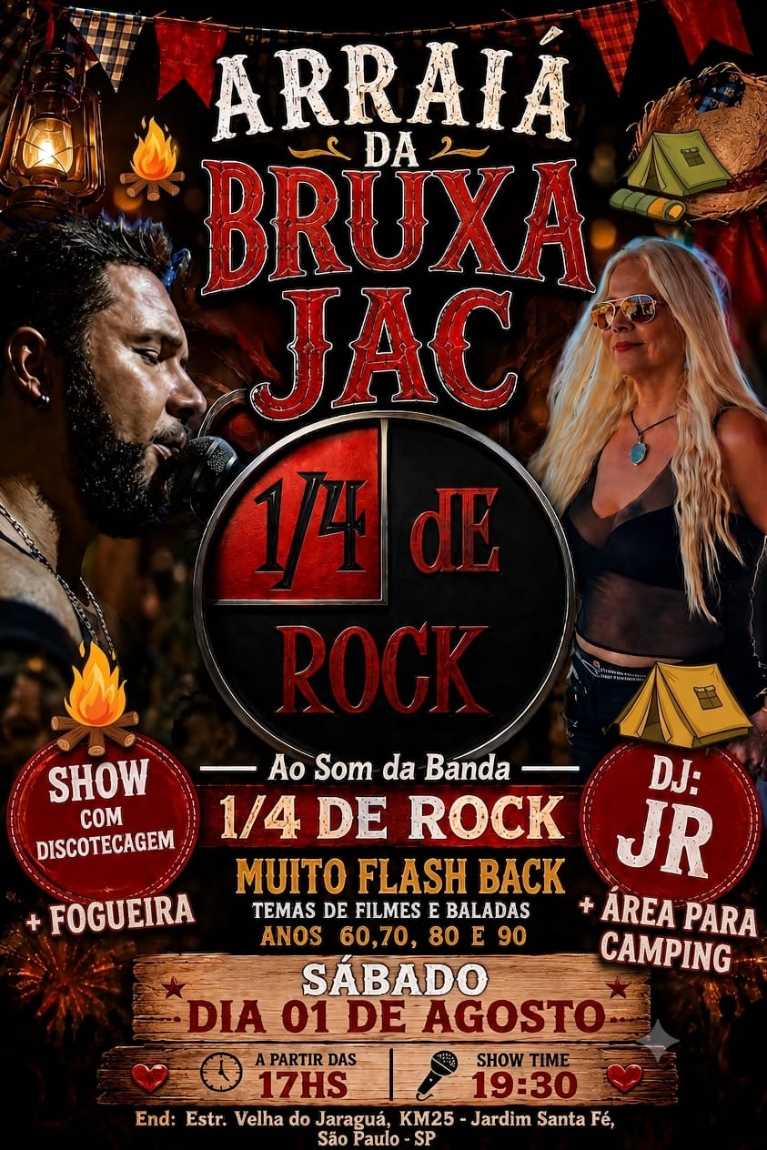 Flyer — Arraiá da Bruxa Jac