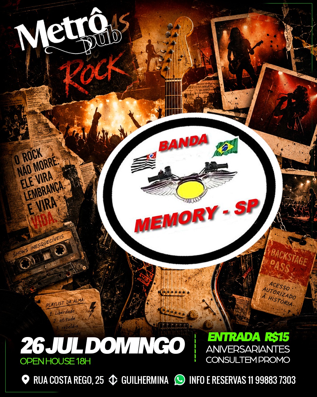 Flyer — Metrô Pub