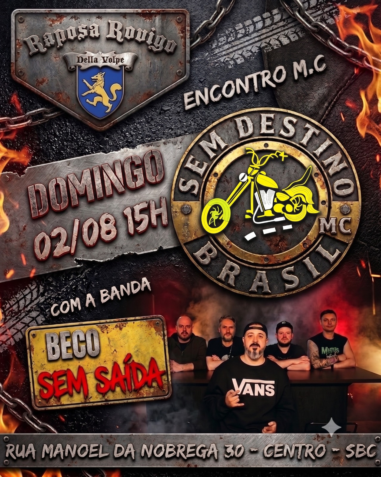 Flyer — Encontro Sem Destino MC