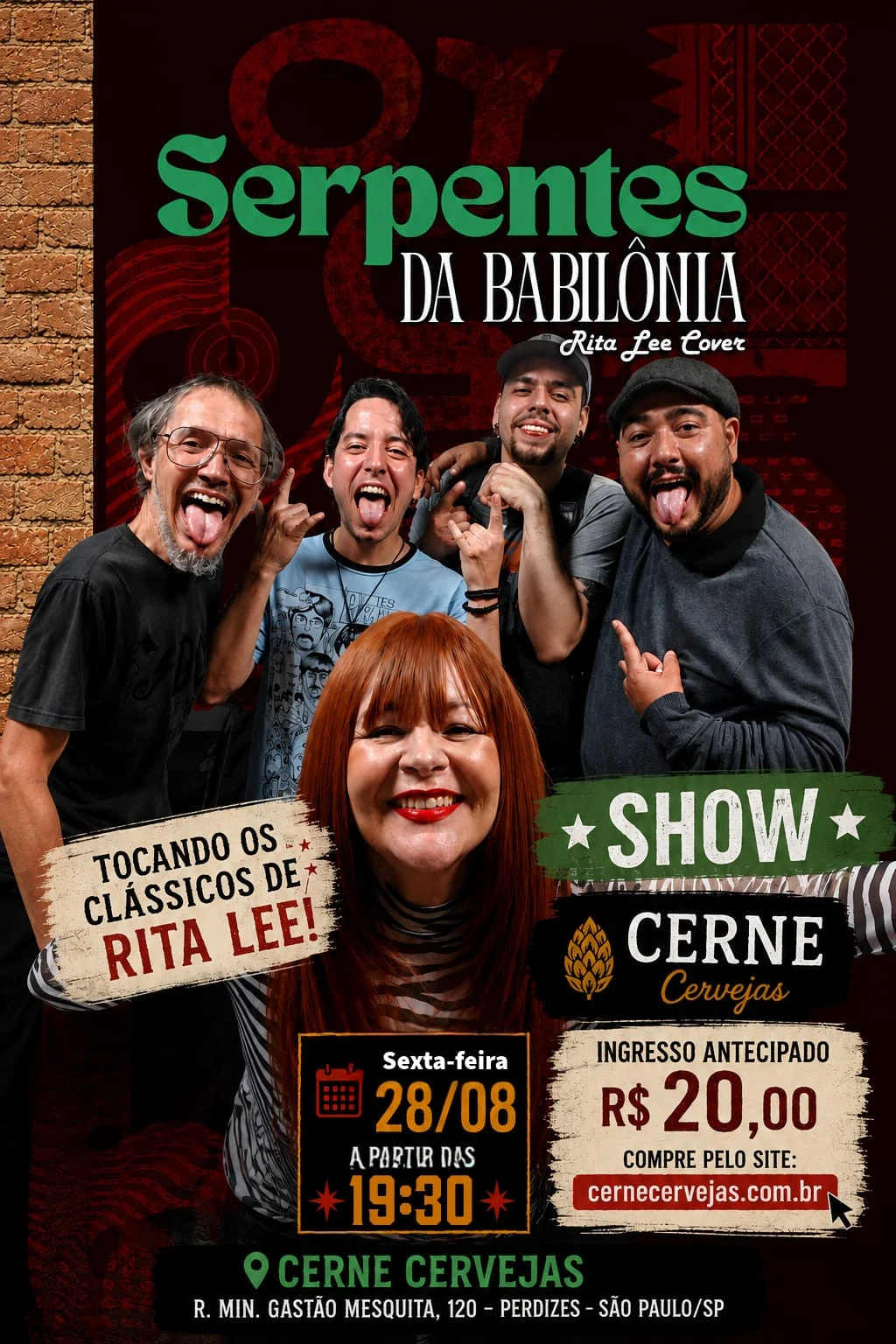 Flyer — Serpentes em Sampa