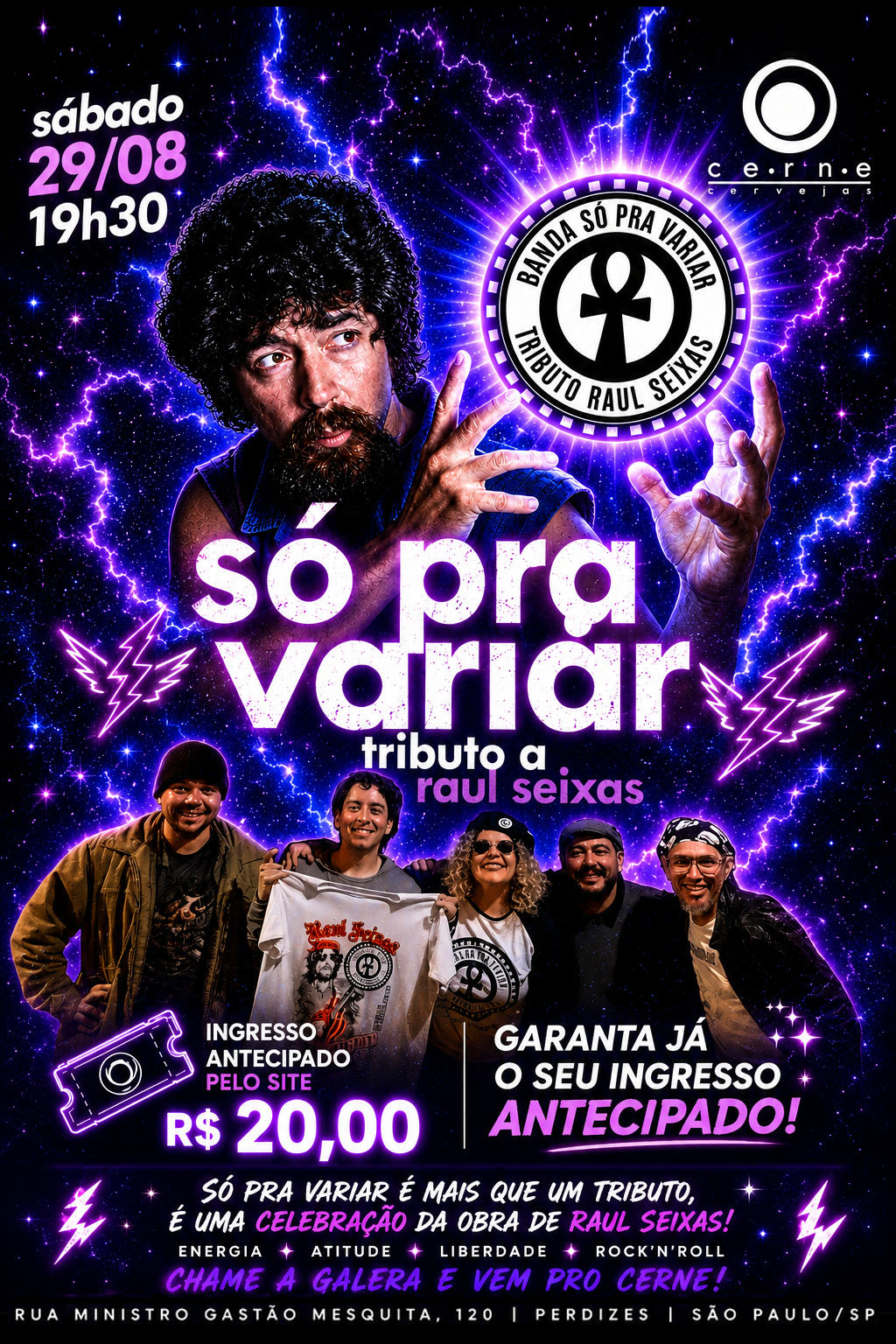 Flyer — Só pra Variar no CERNE