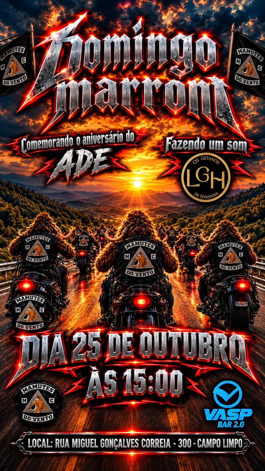 Flyer — Domingo Marrom