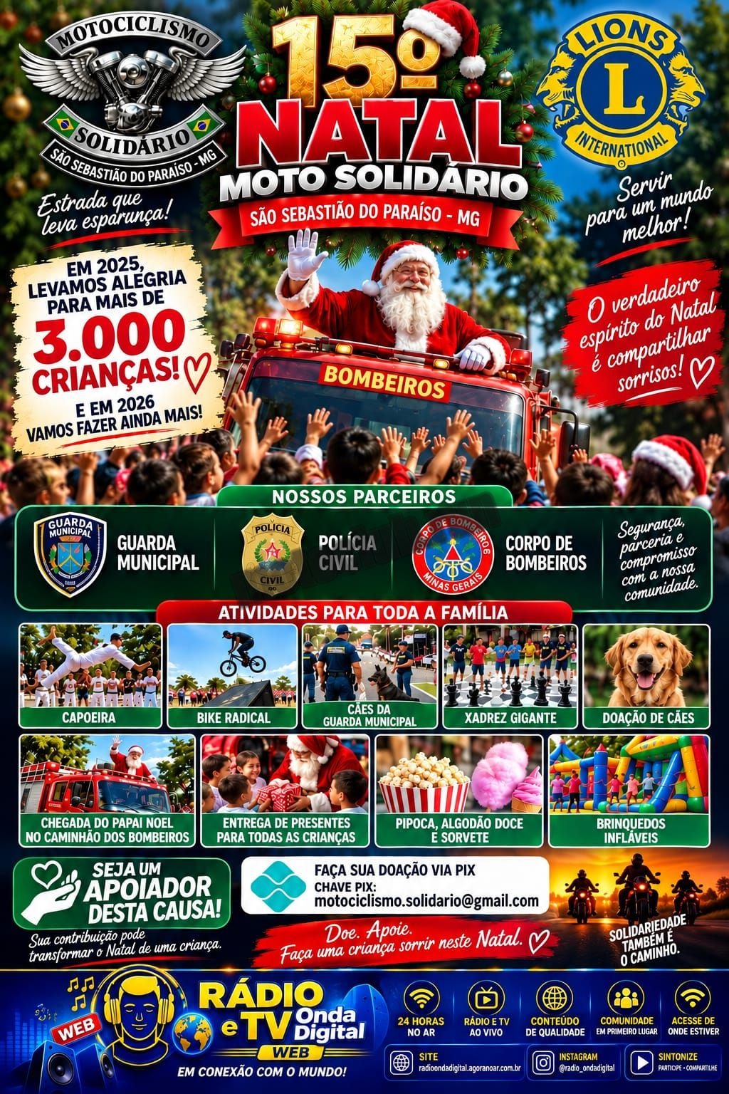 Flyer — Natal moto solidario